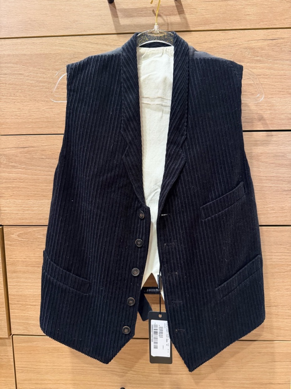 Dolce & Gabbana Black and Cream Labelled Garment